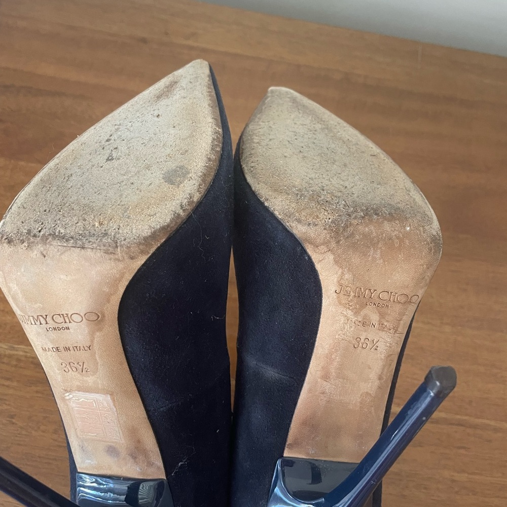 Jimmy Choo Anouk Suede Pumps - Picture 3 of 3